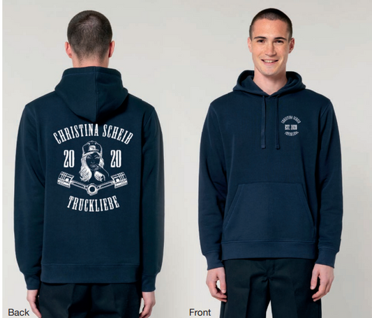 Hoodie Blau Limitiert "Edition Truckliebe" Christina Scheib Größe M