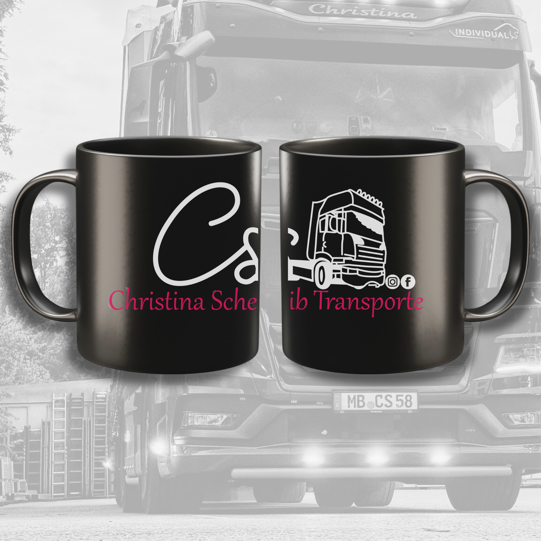 Tasse schwarz